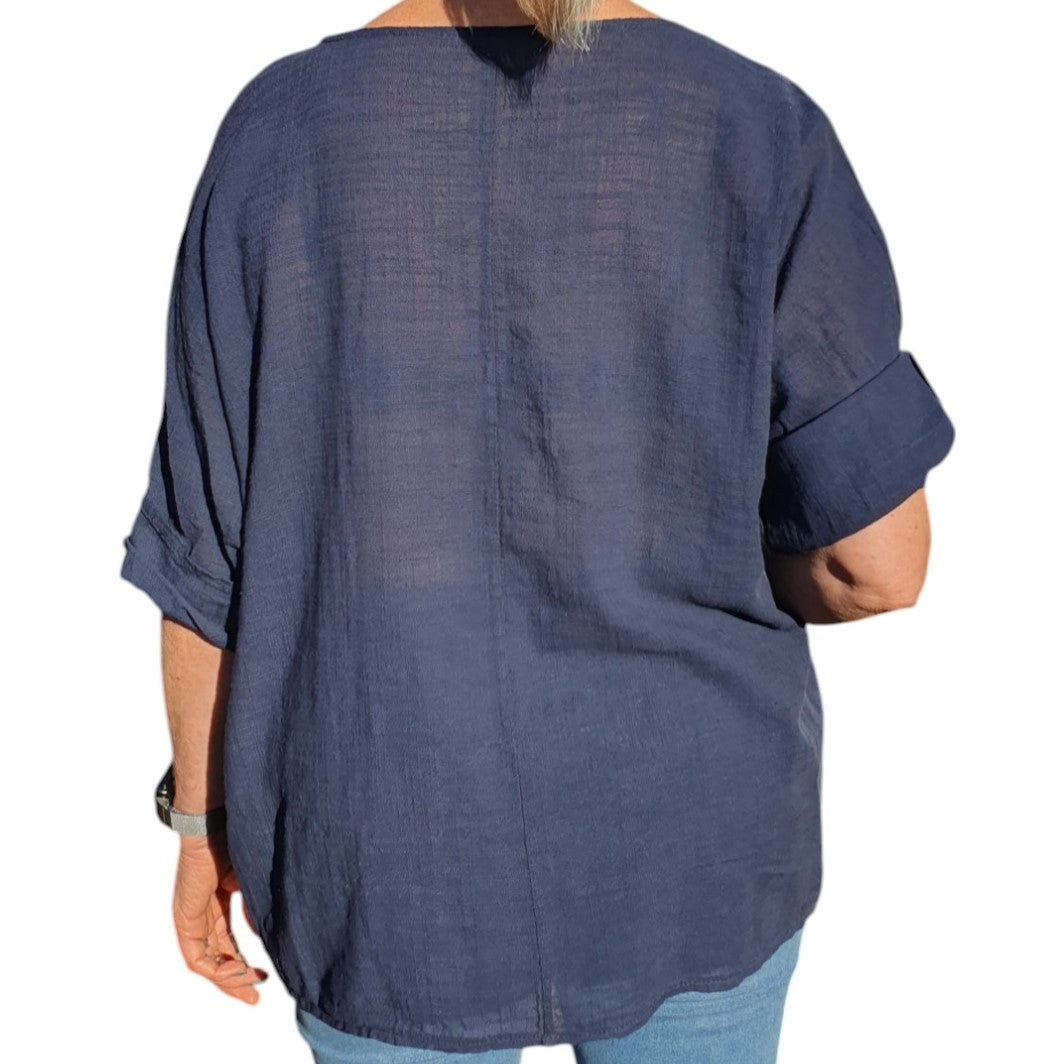 Italian Round Neck Top