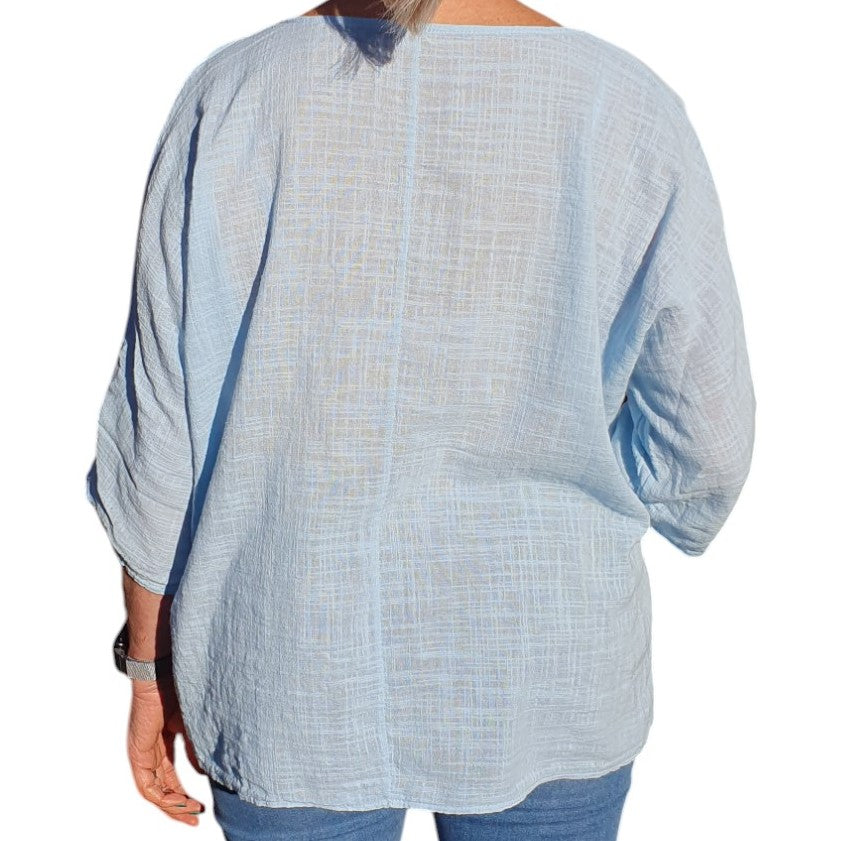 Italian Round Neck Top