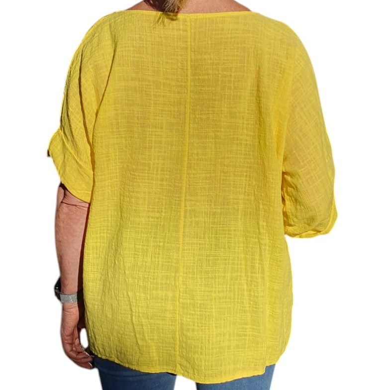 Italian Round Neck Top