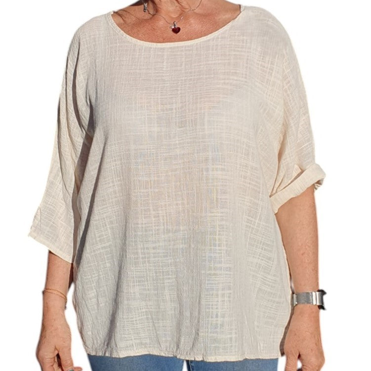 Italian Round Neck Top