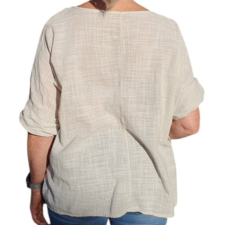 Italian Round Neck Top