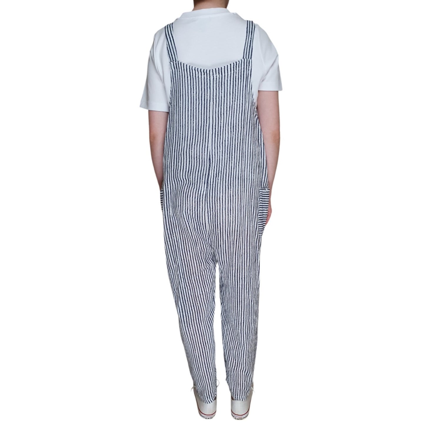 Italian Striped Dungarees