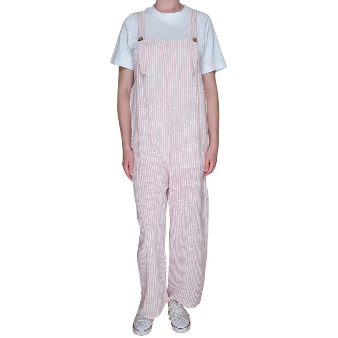 Italian Striped Dungarees