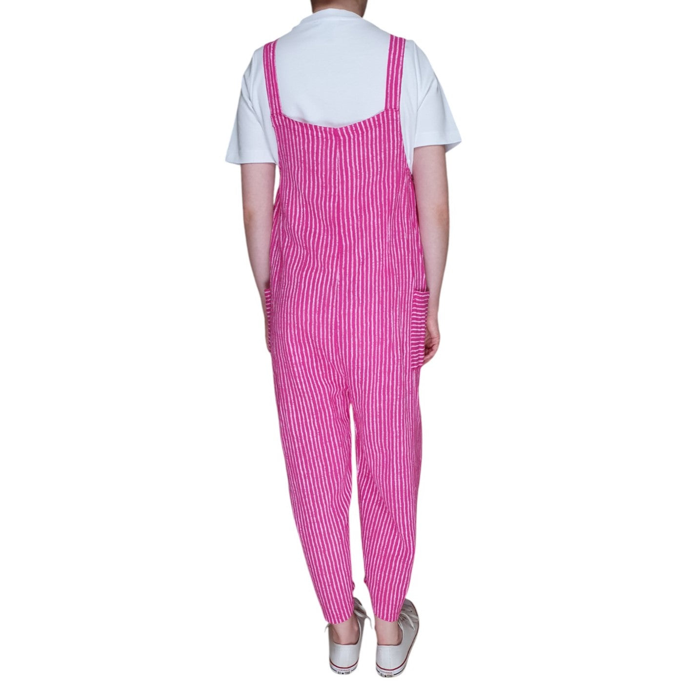 Italian Striped Dungarees