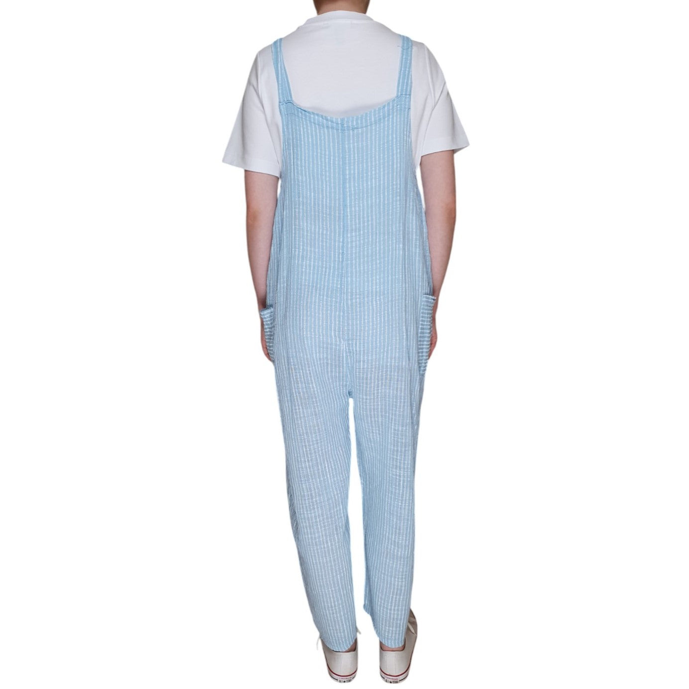 Italian Striped Dungarees
