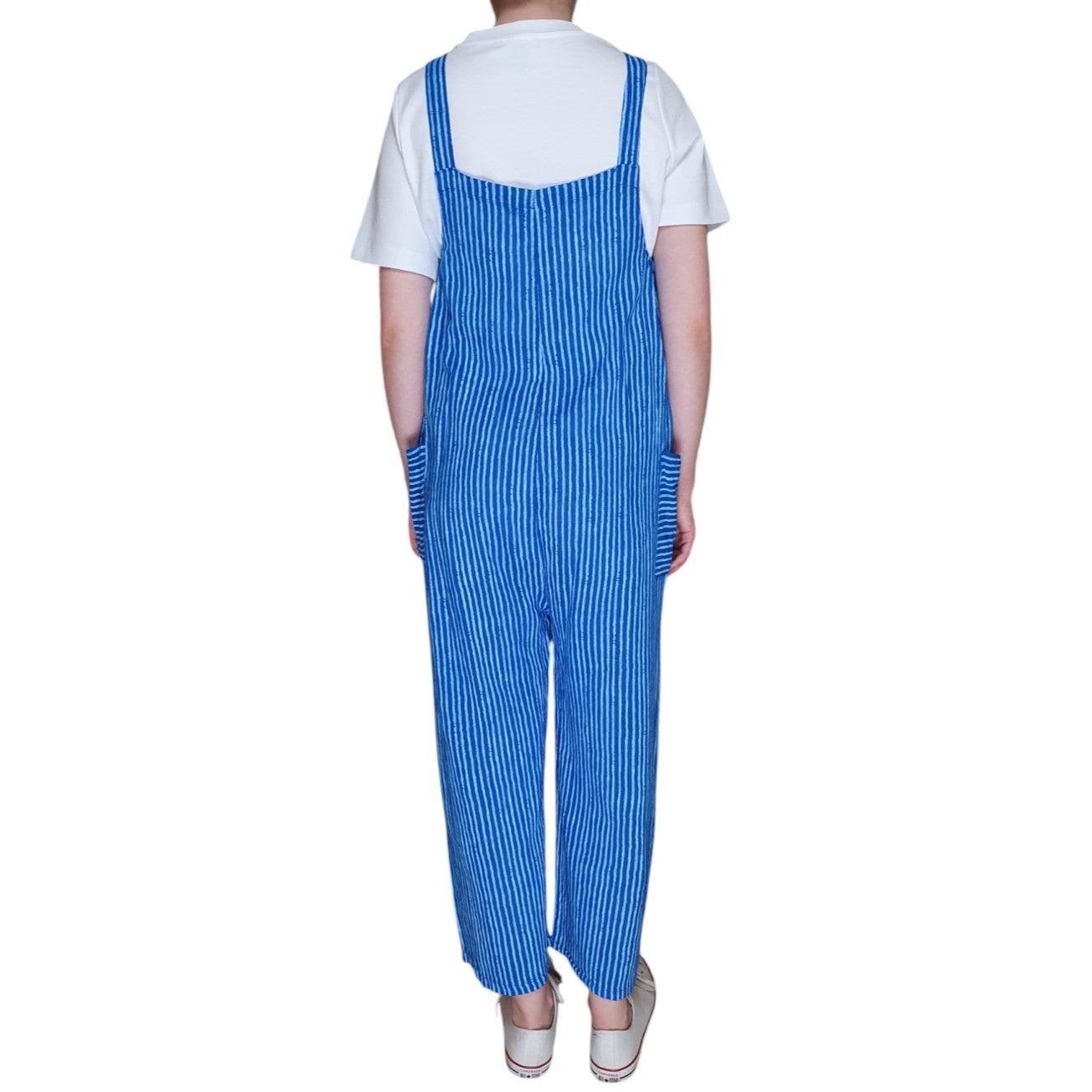 Italian Striped Dungarees