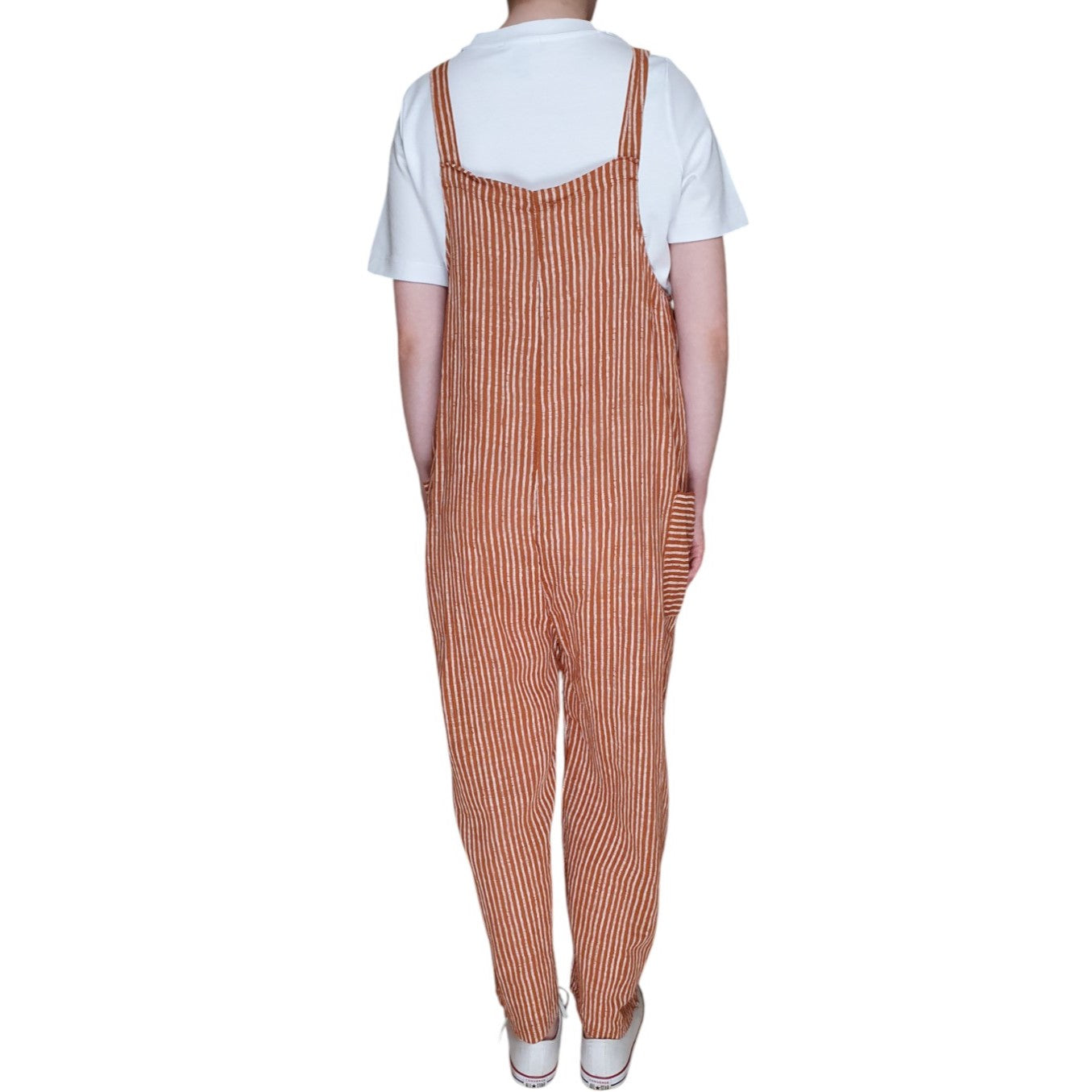 Italian Striped Dungarees