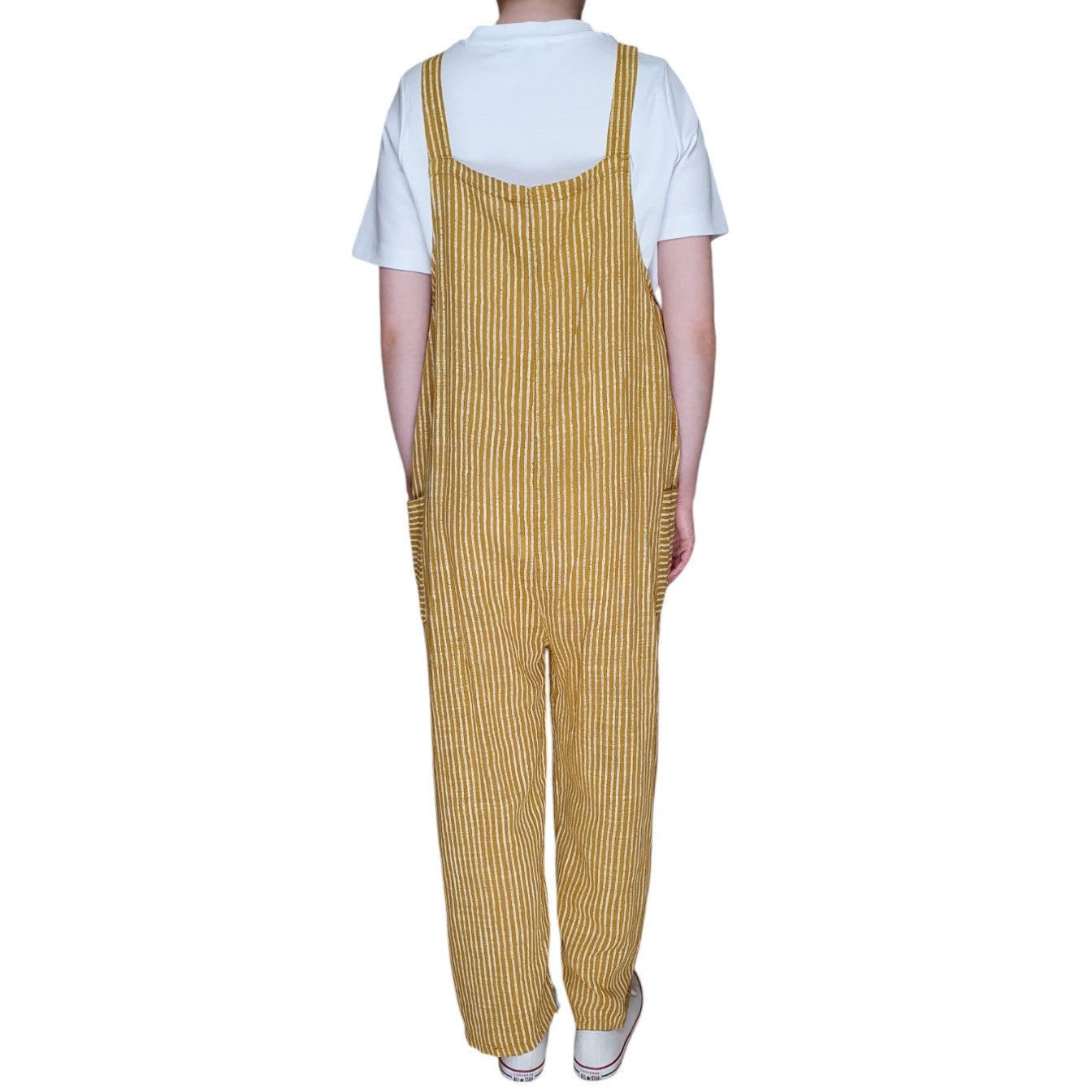 Italian Striped Dungarees