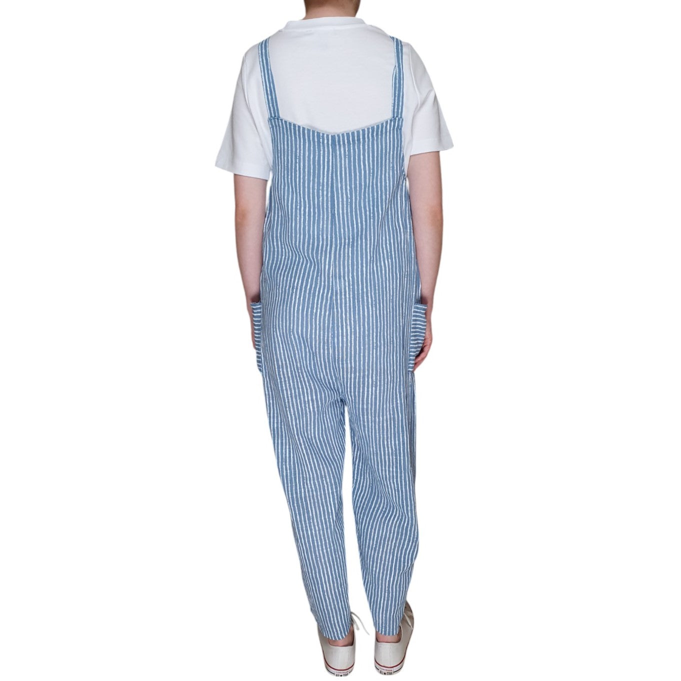 Italian Striped Dungarees
