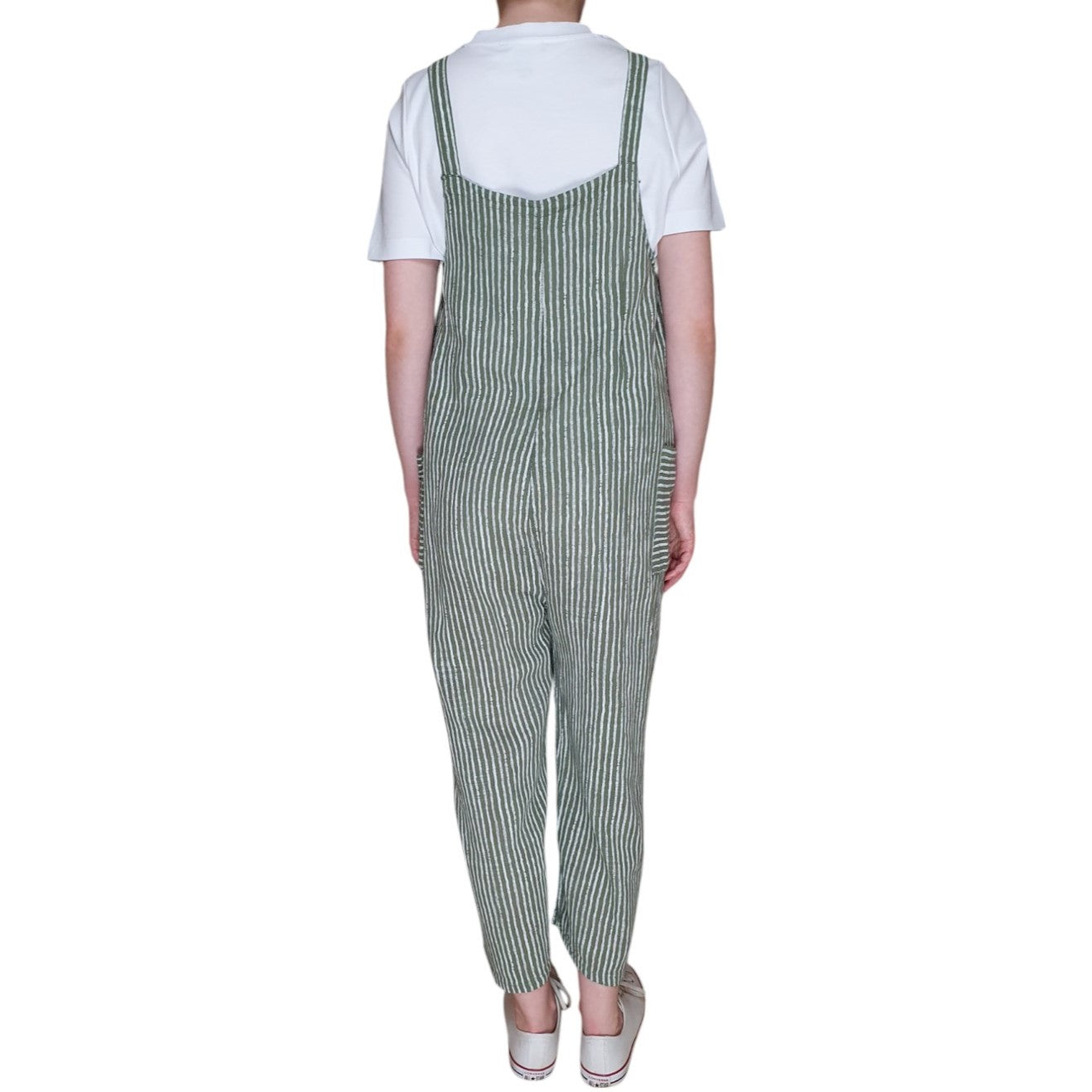 Italian Striped Dungarees