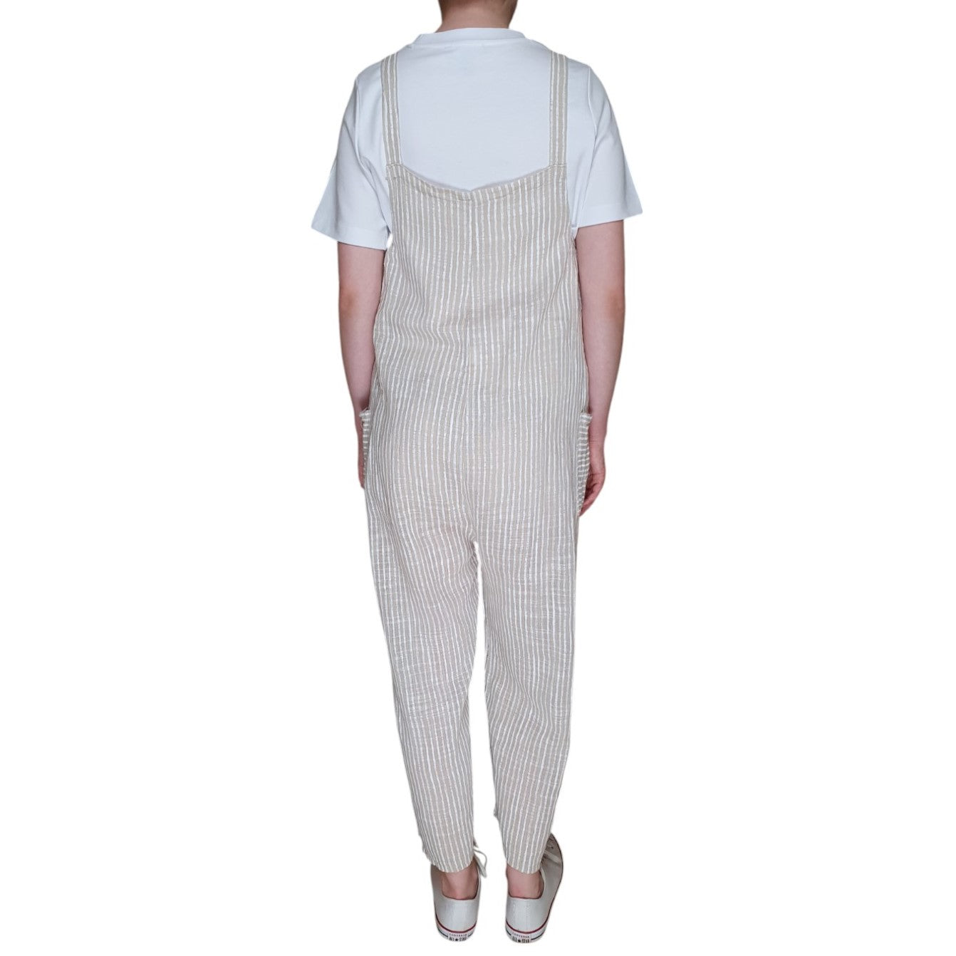 Italian Striped Dungarees