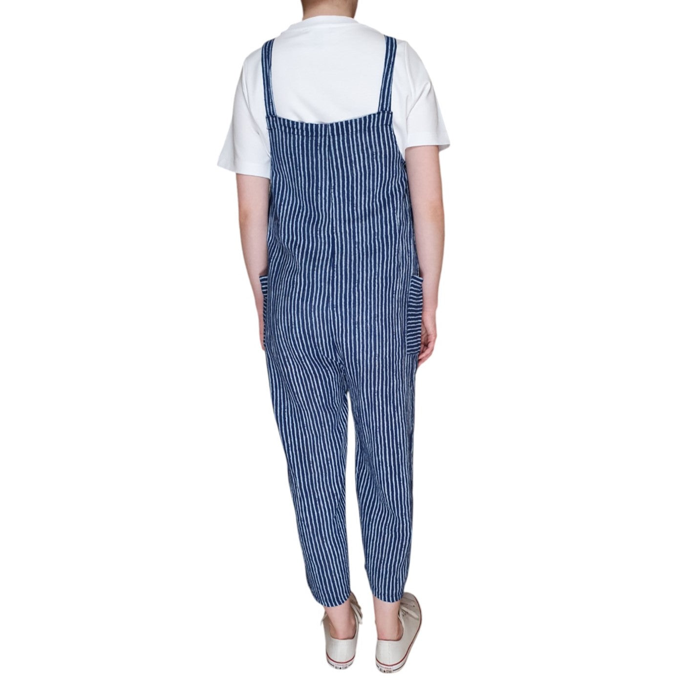 Italian Striped Dungarees