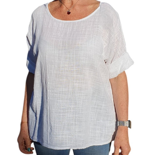 Italian Round Neck Top