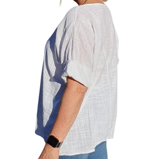 Italian Round Neck Top