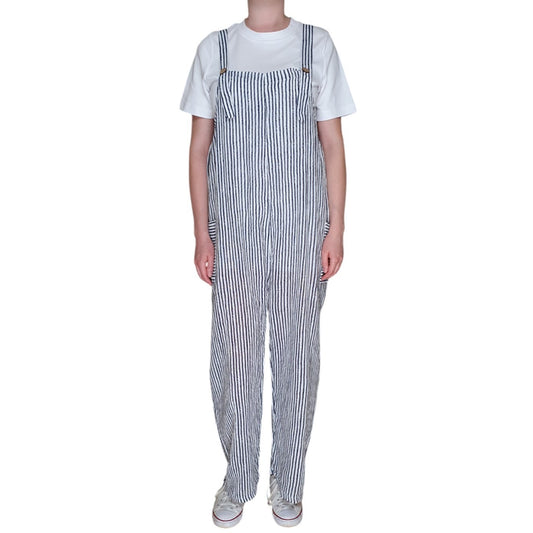 Italian Striped Dungarees