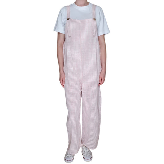 Italian Striped Dungarees