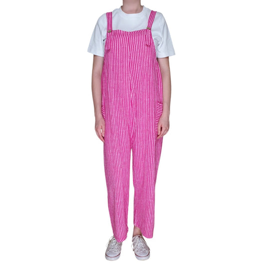 Italian Striped Dungarees