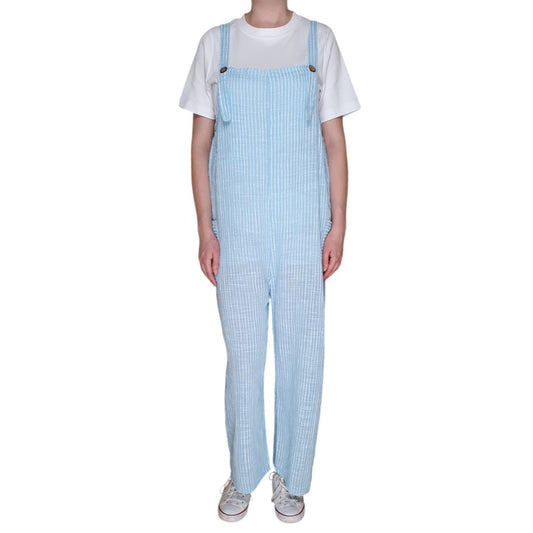 Italian Striped Dungarees