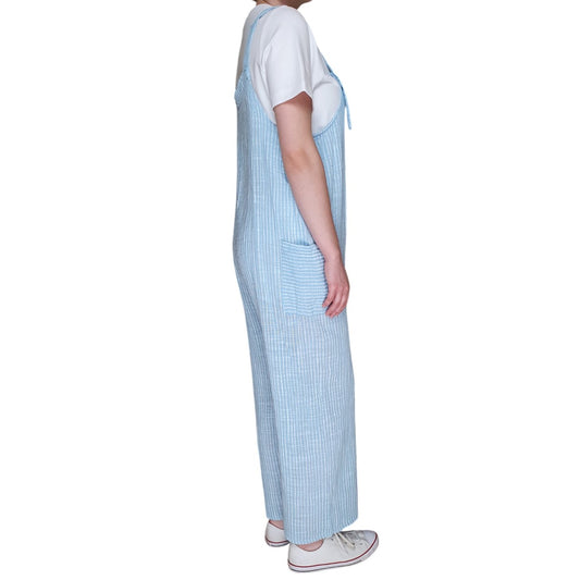 Italian Striped Dungarees