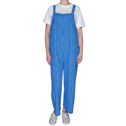 Italian Striped Dungarees