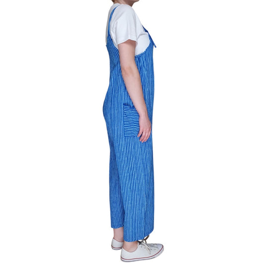 Italian Striped Dungarees
