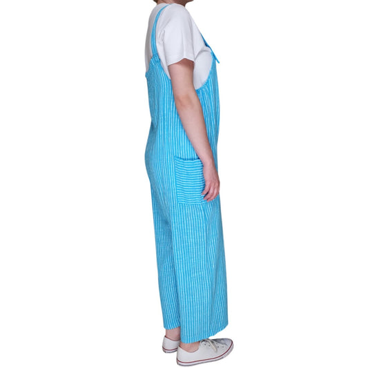 Italian Striped Dungarees