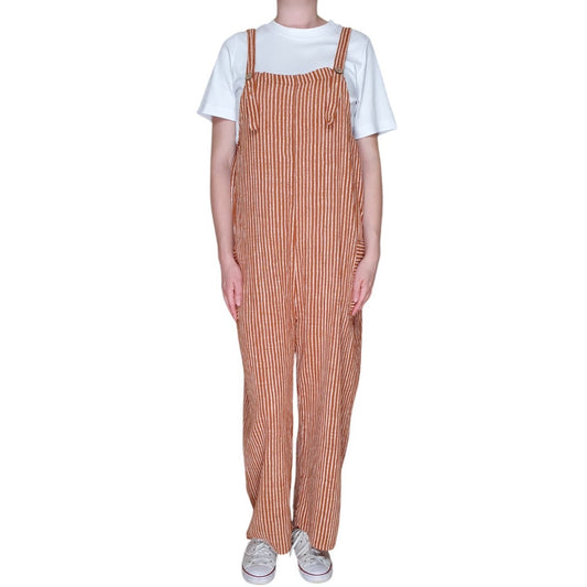 Italian Striped Dungarees