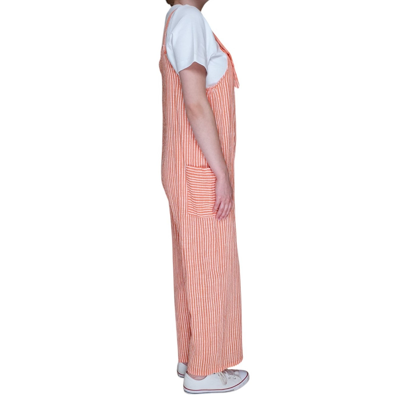 Italian Striped Dungarees