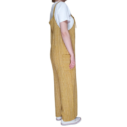 Italian Striped Dungarees