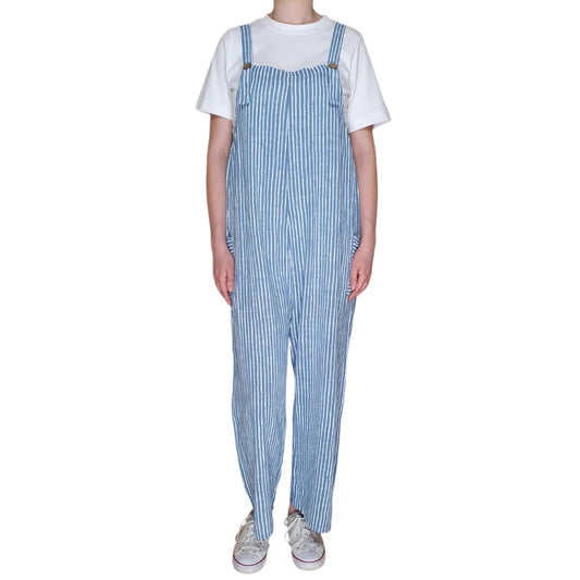 Italian Striped Dungarees