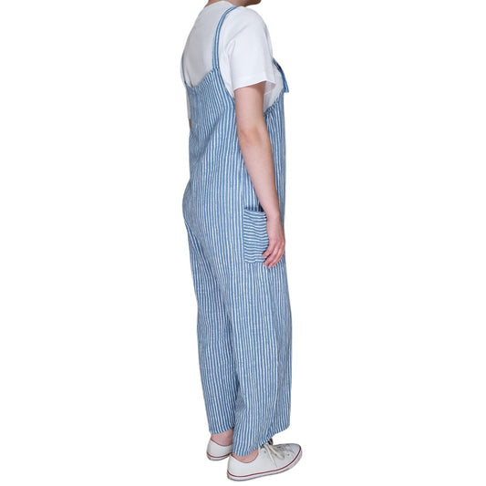 Italian Striped Dungarees