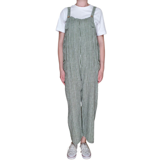 Italian Striped Dungarees