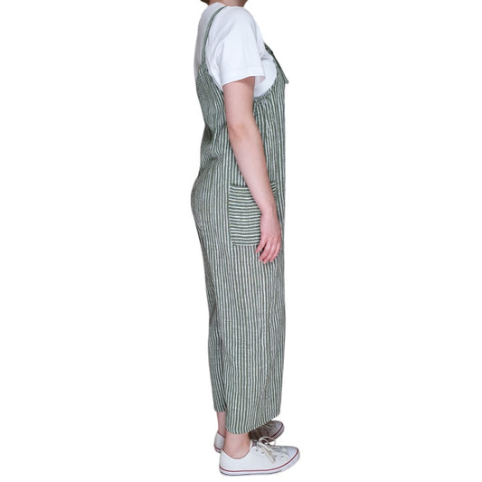 Italian Striped Dungarees
