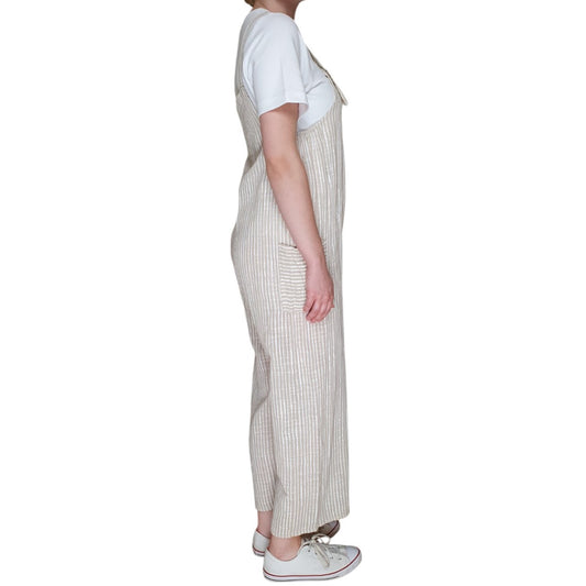Italian Striped Dungarees