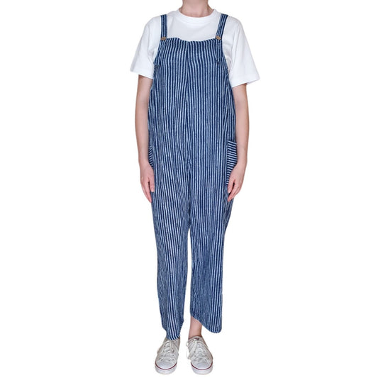 Italian Striped Dungarees